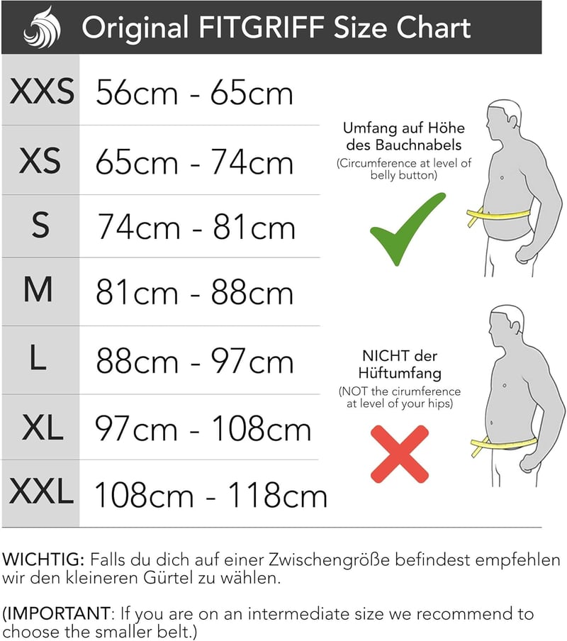 Fitgriff V2 Súlyemelő Öv - Fekete, M méret - Edzőtermi Edzéshez, Crossfithez