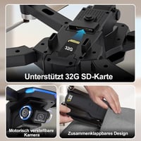Toladrone TD31GPS 4K Drón GPS Navigációval - 5G WiFi FPV Élőkép, Kefenélküli Motor, Automatikus Visszatérés, Követés Funkció, Kezdőknek és H 7