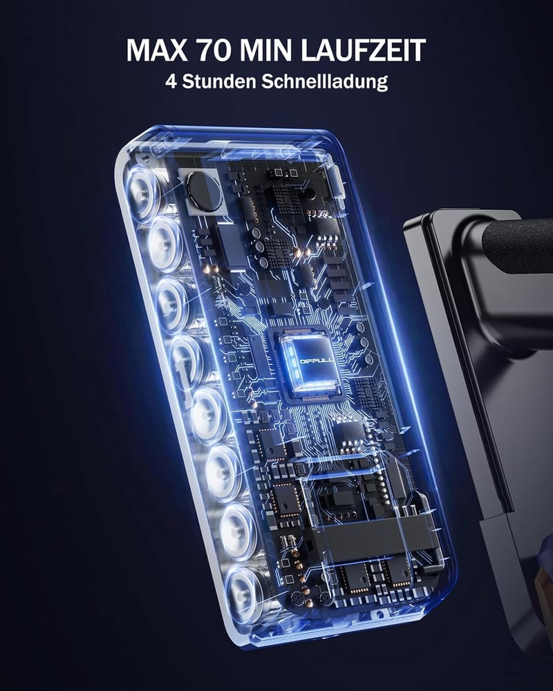 AOLOKO X15 Vezeték Nélküli Porszívó 50000Pa/580W, 70 Perces Üzemidő, 1,8L Portartály, HEPA Szűrő, LED Világítás, Fali Töltőállomás