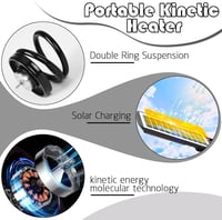 Hordozható kinetikus mini fűtőtest és autós légfrissítő szett - 2 db 2