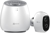 EZVIZ C3A Kültéri WiFi Biztonsági Kamera Szett - 1080P Vezeték Nélküli Megfigyelő Rendszer Akkumulátorral, Éjjellátó, Kétirányú Hang 1