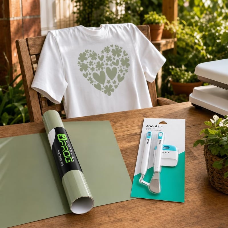 Pólóvarázs alkotócsomag: hőátadásos flex fólia + Cricut Joy szerszámkészlet