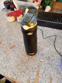 Termos Contigo Ashland Chill din oțel inoxidabil cu pai rabatabil, 720 ml, negru - stare uzată (stare: vezi a 2-a poză) 2