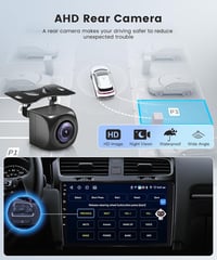 Rimoody 9" Android 13 Autórádió Mercedes Benz C/GLK osztályhoz (W203 W209 C180 C200) - 4G+64GB, WiFi, Bluetooth, GPS Navigáció, 2004-2011 mo 5