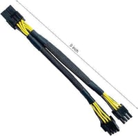 AMANGNY GPU Tápkábel Elosztó - 8 Pin Női to 2x 8(6+2) Pin Férfi VGA Adapter 4