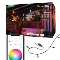 Nanoleaf Essentials Matter LED svetelná reťaz vonkajšia 30 m, 40 žiaroviek, RGBICW — chybná, na náhradné diely: Nesvieti (stav: pozri 2. obrázok) 1