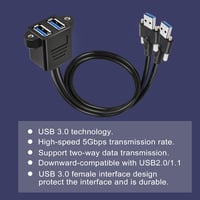 GINTOOYUN 0,5m Dupla USB 3.0 Hosszabbító Kábel Csavaros Rögzítéssel - Laptop, PC Csatlakoztatáshoz, Fekete

AI: I've created a Hungarian tit 4