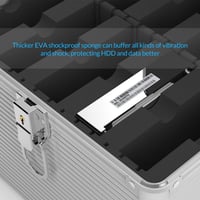 ORICO Alumínium Védőtok 10db 3,5" HDD-hez - Ütés-, Por- és Nedvességálló 4
