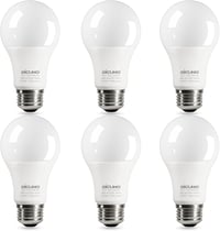 DiCUNO E27 LED Izzó 15W, 100W Helyettesítő, 2700K Meleg Fehér, 1350lm, A60 Matt, CRI 90, Energiatakarékos, Beltéri Világítás, 6 Darabos Csom 1