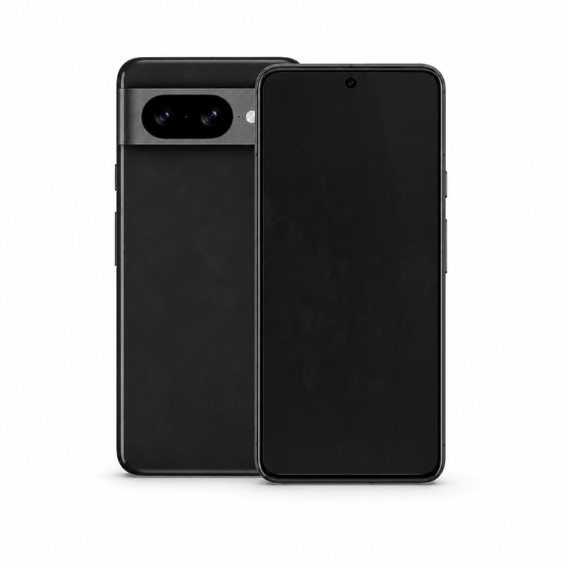 Google Pixel 8 pametni telefon, 128 GB, vulkanski crna boja, otključan za sve mreže (Android) — Proizvod je vidljivo korišten (stanje: vidi 2. sliku)