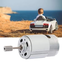 RS550 12V nagyteljesítményű mikromotor játékautókhoz és motorokhoz, 2 fogaskerékkel 5