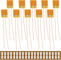 Youmile BE120-5AA 120 ohm Nagypontosságú Nyomásérzékelő Feszültségmérő Szenzor Fólia - Terhelésmérő Cellákhoz, 10 db Csatlakozóval, Elektrom 1