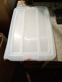 Capac pentru cutie de depozitare Iris Ohyama BSB-50, 4 bucăți, transparent, accesoriu de depozitare din plastic stivuibil, pentru dormitor și birou 2