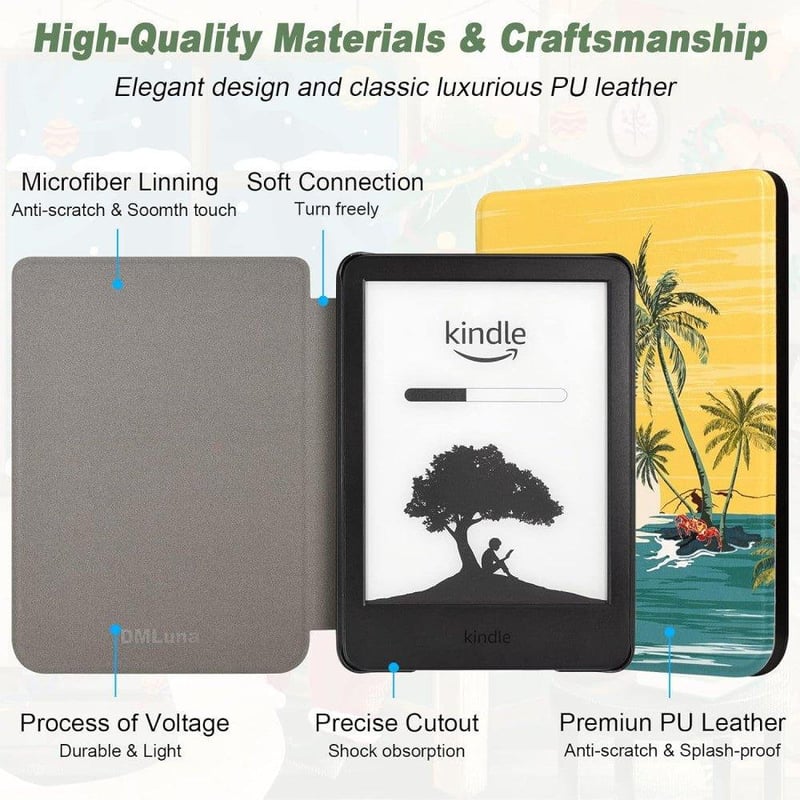 Kindle 11 Pálmafás Vékony Tok - 2022-es Modellhez
