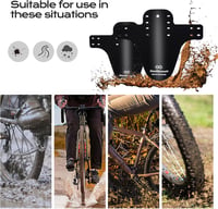 DawlQawwi karbon MTB sárvédő 20-29" méretű kerékpárokhoz, fatbike-hoz is 6