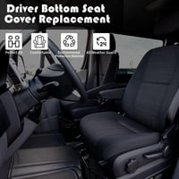 ConBlom Vezetőülés Huzat Mercedes Sprinter 2014-2018 Modellekhez - Vízálló, Strapabíró, Műbőr Ülésvédő, Egyszerű Tisztítás, Tökéletes Illesz 6