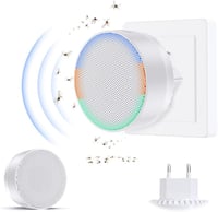 Bubbacare Ultrahangos Rovarriasztó Szett - 2db Elektromos Szúnyogriasztó Éjszakai Fénnyel, Hatékony Egér, Pók, Csótány, Légy és Bolha Elleni 1
