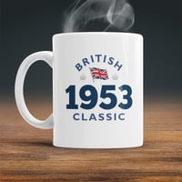 Retro "British 1953 Classic" feliratú bögre - Mainly Mugs nosztalgia kollekció 5