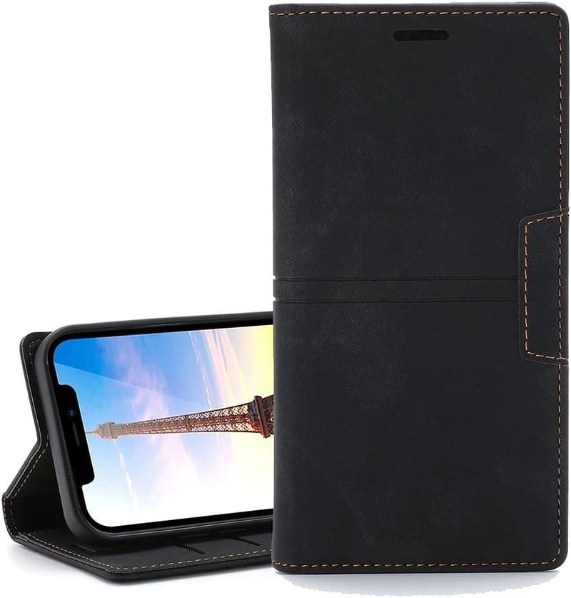 Xiaomi Redmi Note 8 Retro Fekete Védőtok 2021-es Modellhez