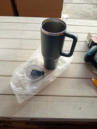 Termoska IronMaxx s uchom, antracitová, 1,2 l, nehrdzavejúca oceľ, dvojstenná — chýba slamka (stav: pozri 2. obrázok) 2