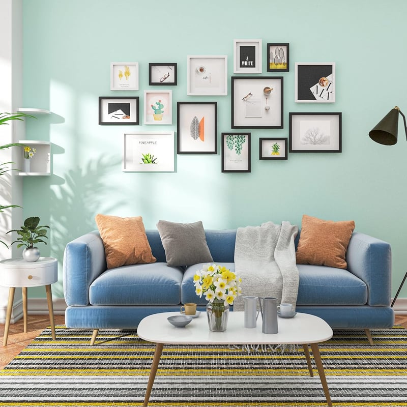 EUGAD E809 Fa Képkeret Üveglappal, 3D Tárgyak Kiállításához, 21x29,7 cm Méretben, Téglalap Alakú, 5 Színben Elérhető Fotókeret