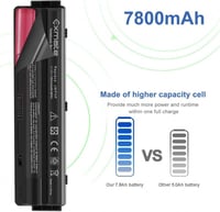 Dell XPS 14-17 laptophoz 11.1V 7800mAh Exmate akkumulátor JWPHF 2