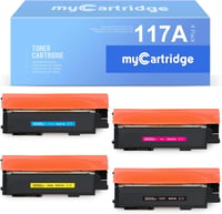HP 117A kompatibilis toner chip-pel - 4 szín, MFP-178NW/179FNW/150NW nyomtatókhoz 1