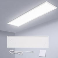 zemty LED panel stropna svjetiljka 80x25 cm bijela, 40W s prigušivanjem — napuknuta stražnja ploča, nedostaju dodaci (stanje: vidi 2. sliku) 1