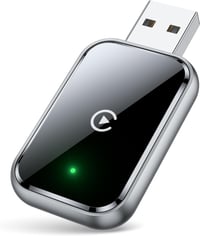 AIZEO Vezeték Nélküli CarPlay Adapter - Gyors Átállás Vezetékes CarPlayről Vezeték Nélkülire, Plug and Play, iPhone iOS 10+ Kompatibilis

AI 1
