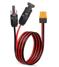 Napelem XT60 Csatlakozó Kábel 12AWG 60cm - Napenergia Adapter 1