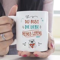 Mugffins Német Feliratos Ajándék Bögre 350 ml - Egyedi Kávés Csésze 2