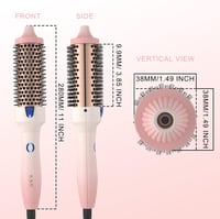Keratin Protect K&K ionos hőkefe 38mm - hajegyenesítő és göndörítő 9
