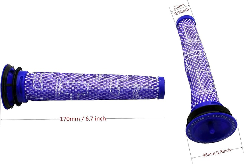 Dyson V6 kompatibilis porszívószűrő készlet - 2 elő- és 2 utószűrő