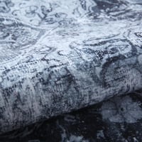 Rövid Szálú Kasmír Hatású Szőnyeg 	122x183CM- Csúszásmentes, Mosható, Extra Puha Szőnyeg Gumi Hátlappal Nappaliba, Hálószobába, Étkezőbe - Barna 6