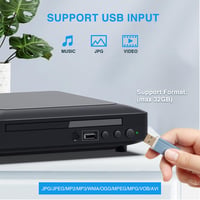 Ceihoit DVD lejátszó HDMI AV kimenettel, USB, 1080P, PAL NTSC, minden régió 4