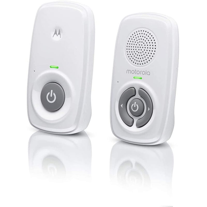 Motorola Nursery AM21/MBP21 Digitális Bébiőr DECT Technológiával - 300m Hatótávolság, Érzékeny Mikrofon, Vezeték Nélküli Audió Figyelés, Feh