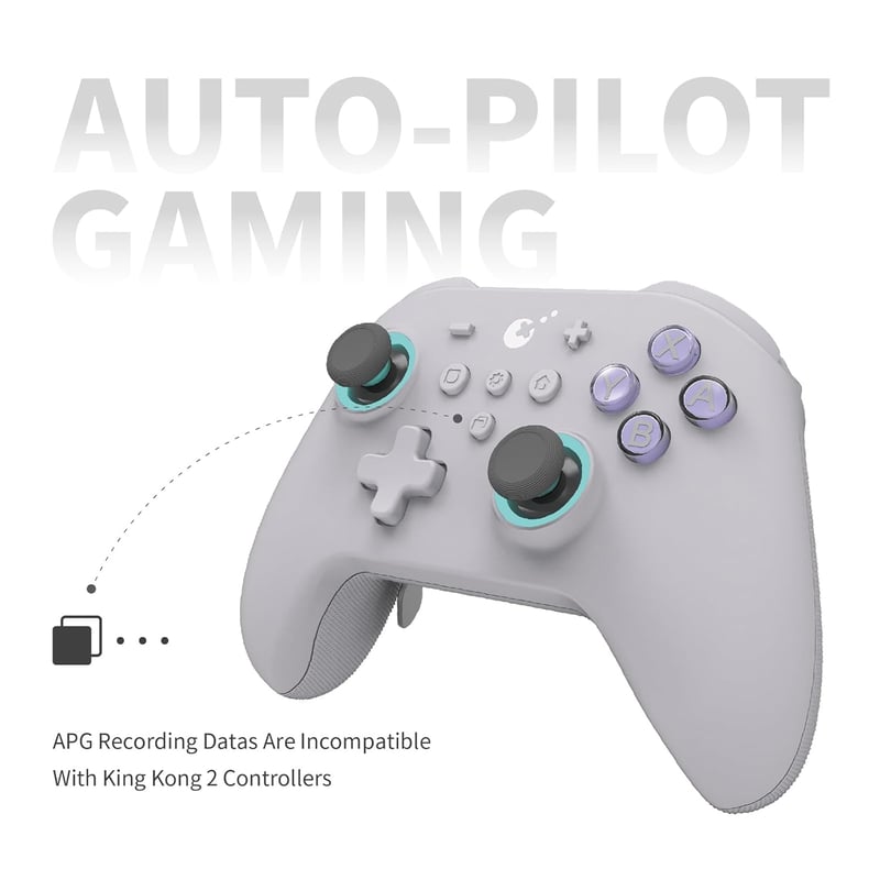 GuliKit KK3 Max Bluetooth Kontroller - Hall Effekt Joystick, Állítható Ravaszok, Cserélhető Paddlek, Switch/OLED/PC Kompatibilis, Drift-ment