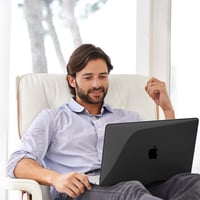 MacBook Pro 16" 2023/2021 ultravékony védőtok + billentyűzetvédő, kristályfekete - TECOOL 6