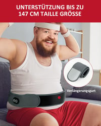 ComfyTemp vezeték nélküli vibromaszázsos derékfűtő öv, 3 fokozatú, 5000mAh akkus 6