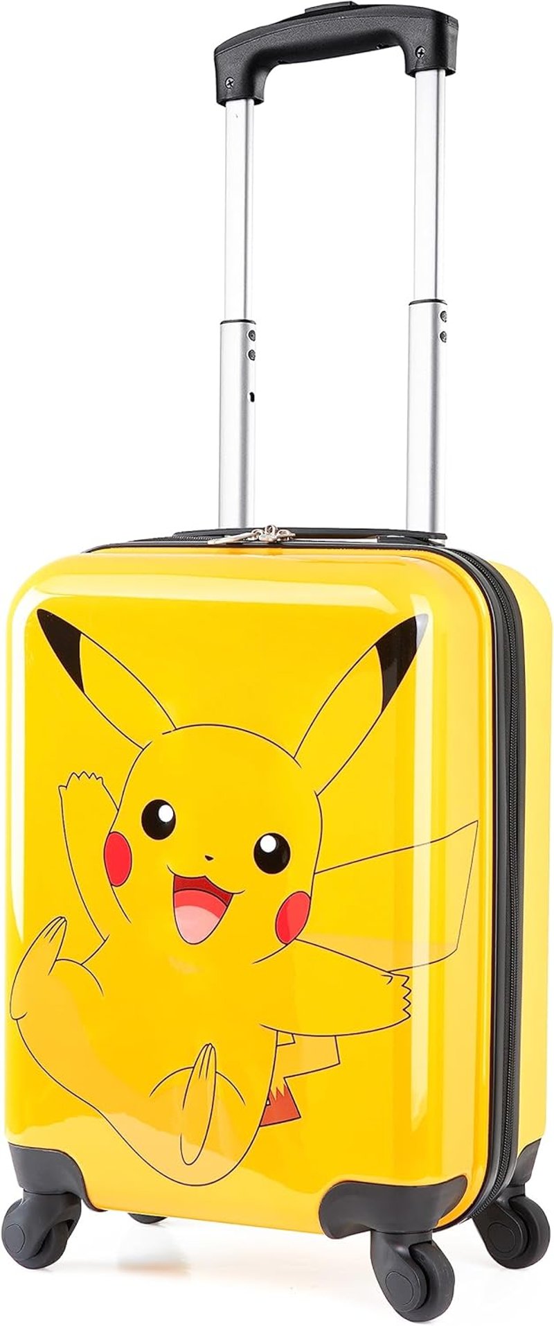 Pokémon Pikachu Gurulós Bőrönd Gyerekeknek - 4 Kerekű Utazótáska