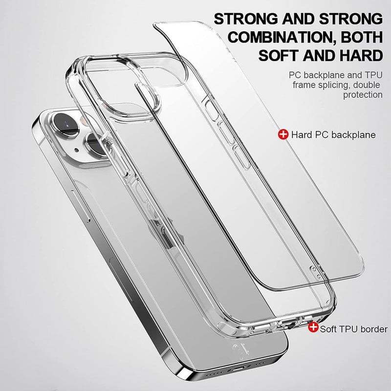 Apple iPhone 14 átlátszó szilikon védőtok