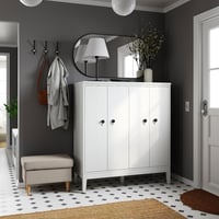 Fanruier Modern Minimalista Alumínium Fogantyú Szett - Fekete Kerek Bútorfogantyúk Fiókokhoz, Szekrényekhez, Komódokhoz - 6 db 4