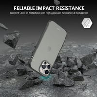 Apple iPhone 13 Pro Max Szürke Áttetsző Szilikon Tok Beépített Képernyővédővel 5