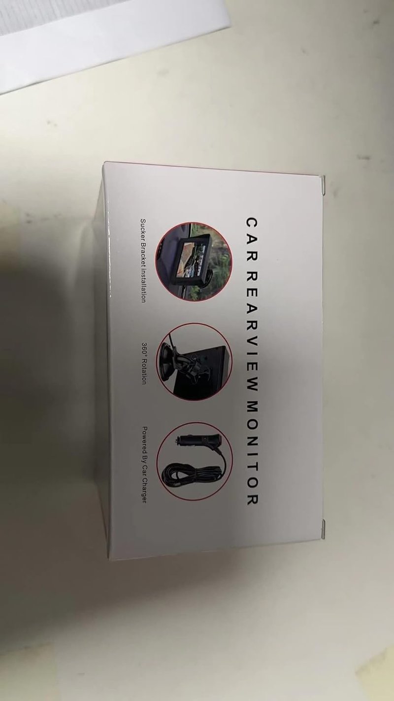 Vezeték nélküli tolatókamera szett 4.3" LCD monitorral - Vízálló, éjjellátó