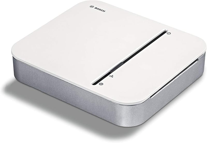 Bosch Smart Home Controller - Okosotthon rendszer központi vezérlőegysége, LCD kijelzővel, applikációval, fali rögzítéssel