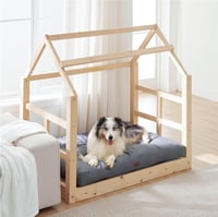 Bedsure XXL Vízálló Szürke Kutyaágy - Mosható Párnázott Matrac 4