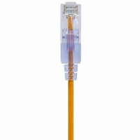 Monoprice SlimRun Cat6A ethernet patch kábel RJ45 UTP 550MHz 10G 30AWG 0,9 m žltý - 1 ks (bez pôvodného obalu) 1