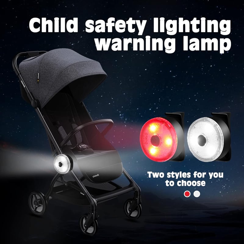 Aicharynic USB-s LED lámpa babakocsira - 4 db, 3 fényeffekt, vízálló