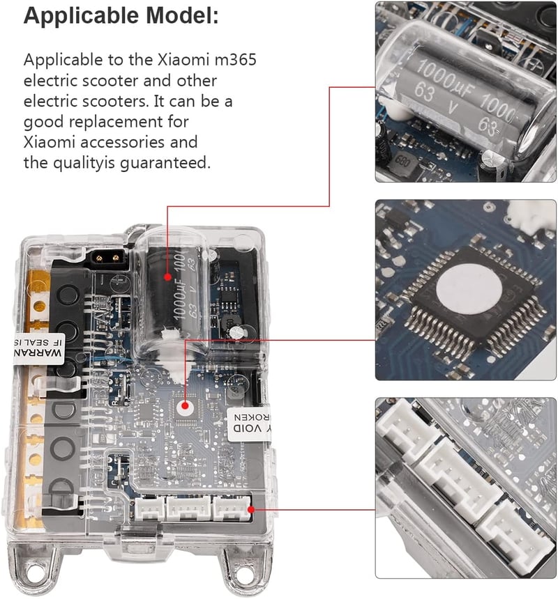 Yungeln V3.0 Elektromos Roller Vezérlőpanel - Továbbfejlesztett Központi Vezérlőegység Xiaomi M365Pro/Pro2 Rollerekhez Kompatibilis
