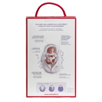 Red Castle Cocoonacover Fleur de Coton Könnyű Babapaplan - 1.0 Tog Hőtartás, Fehér Levél Minta, Pamut Anyag, Géppel Mosható 4